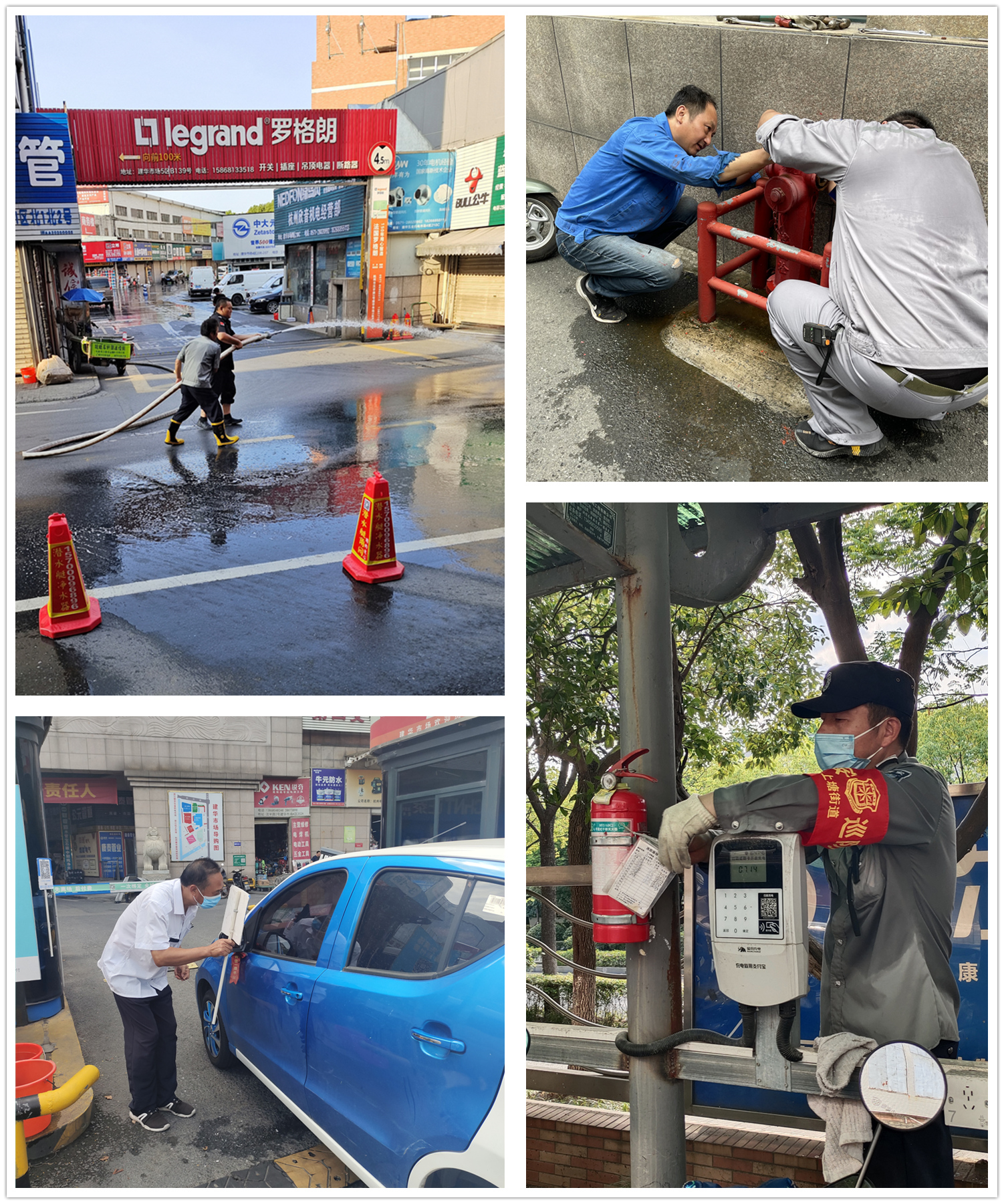 不服“暑”！建華市場勇戰高溫！