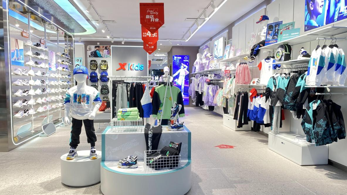 特步兒童強勢入駐錢江商城，盛大開業！